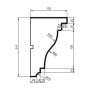 Карниз фасадний Prestige Decor KC 106