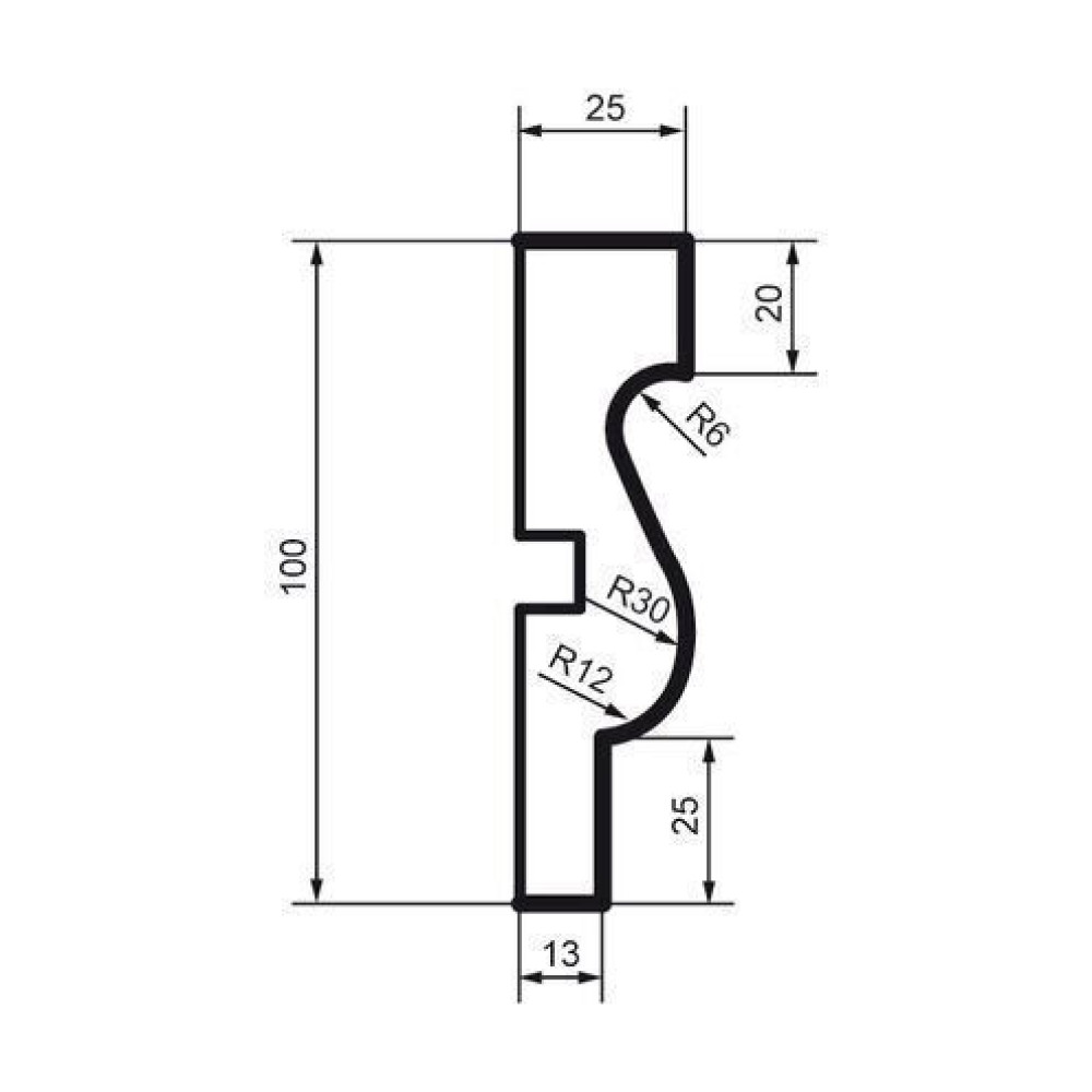Молдинг фасадний Prestige Decor MC 107
