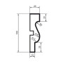 Молдинг фасадний Prestige Decor MC 107