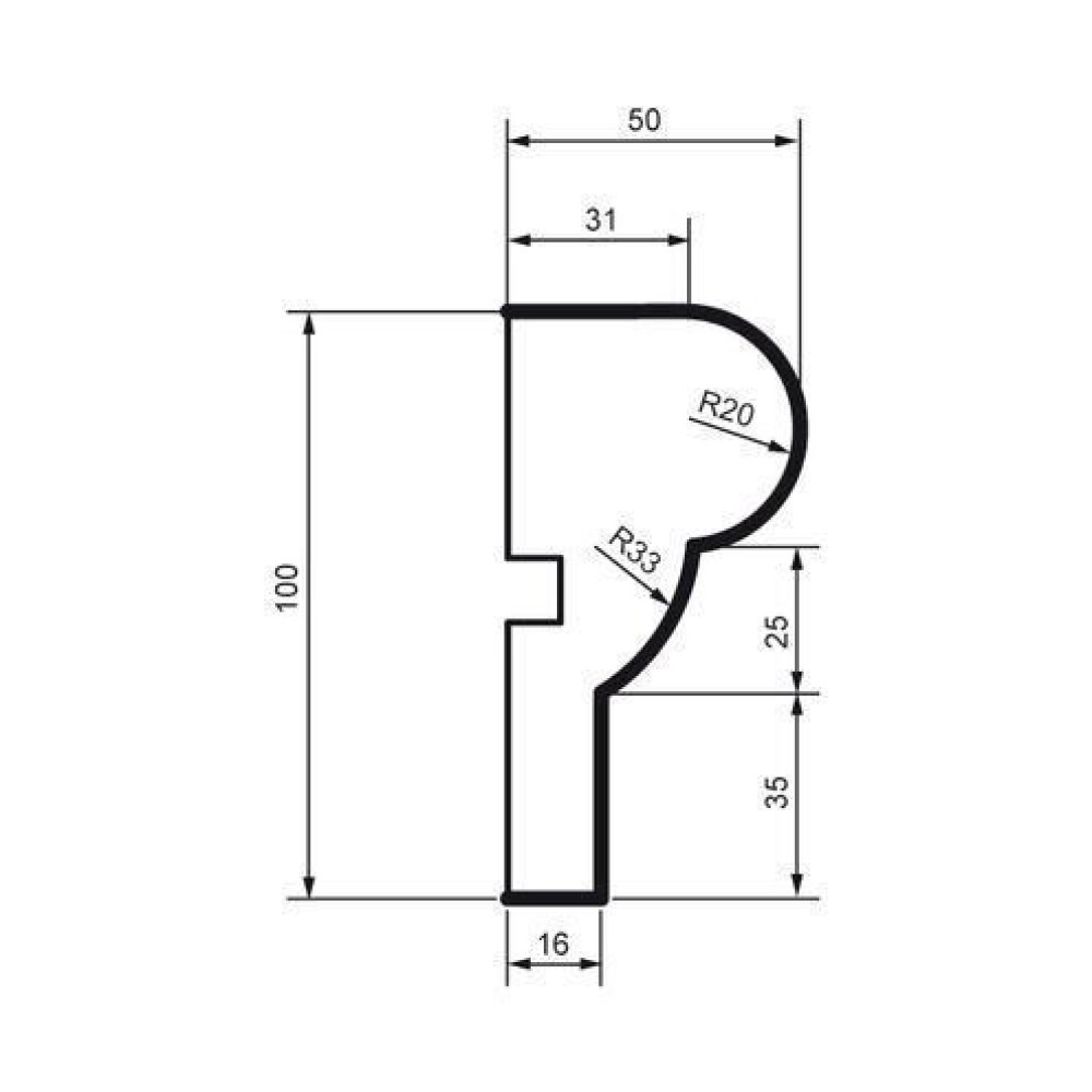 Молдинг фасадный Prestige Decor MC 110