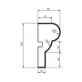 Молдинг фасадный Prestige Decor MC 110