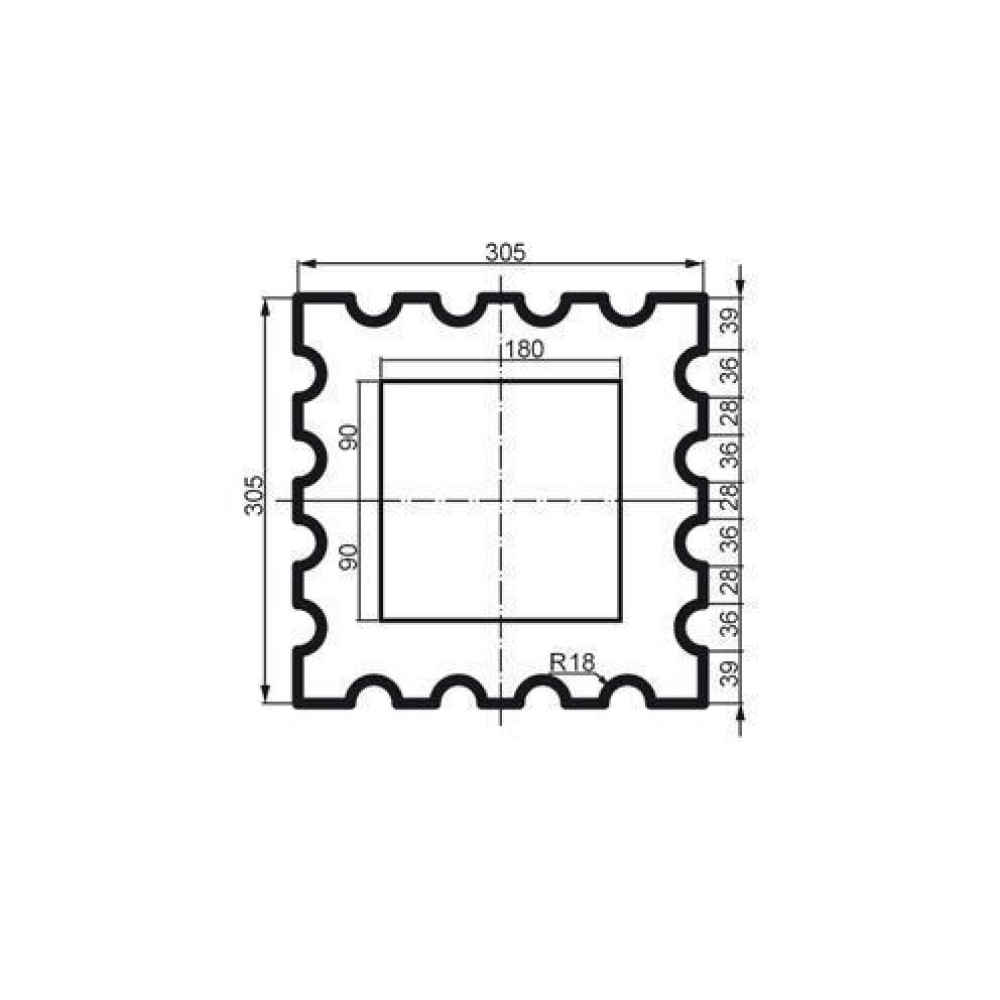 Колона фасадна Prestige Decor LC 108-21 Full