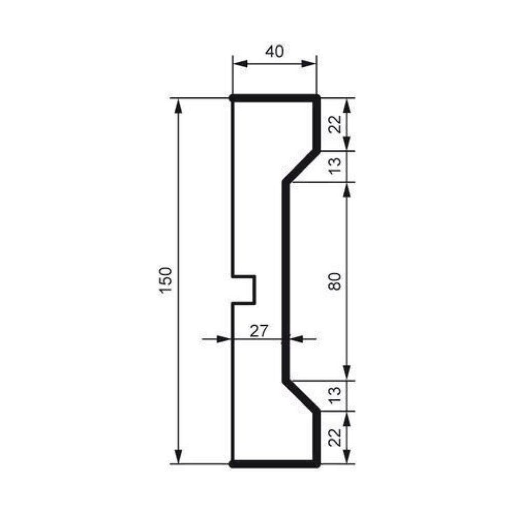 Молдинг фасадный Prestige Decor MC 161