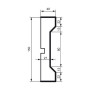 Молдинг фасадный Prestige Decor MC 161