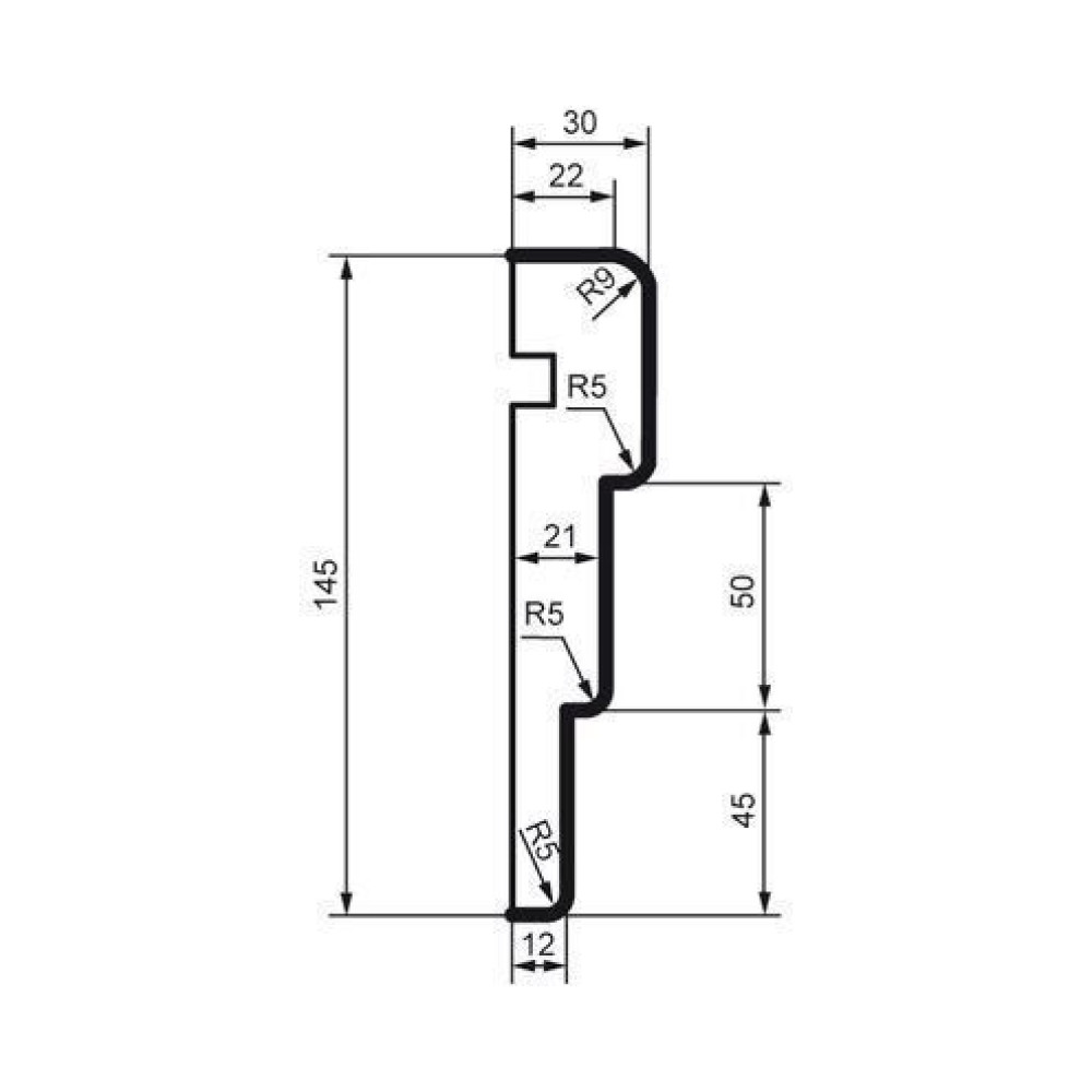 Молдинг фасадний Prestige Decor MC 122