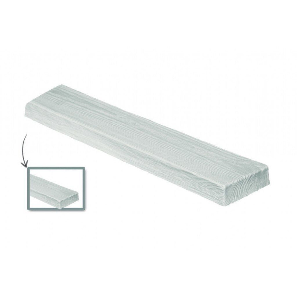 Панель полиуретановая DECOWOOD Модерн ET 406 (2м) classic белая 12х3,5