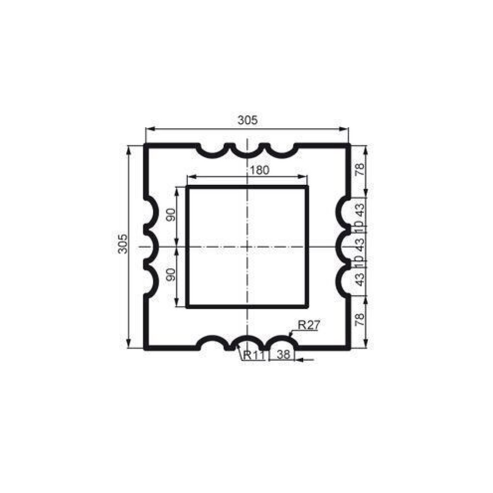 Колонна фасадная Prestige Decor LC 111-21 Full