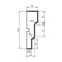 Молдинг фасадний Prestige Decor MC 129