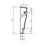 Молдинг фасадний Prestige Decor MC 123