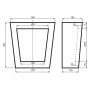 Замок фасадный Prestige Decor ZC 104