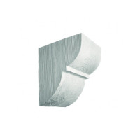 Консоль балки полиуретановая DECOWOOD Модерн ED 015 classic белая 19х17