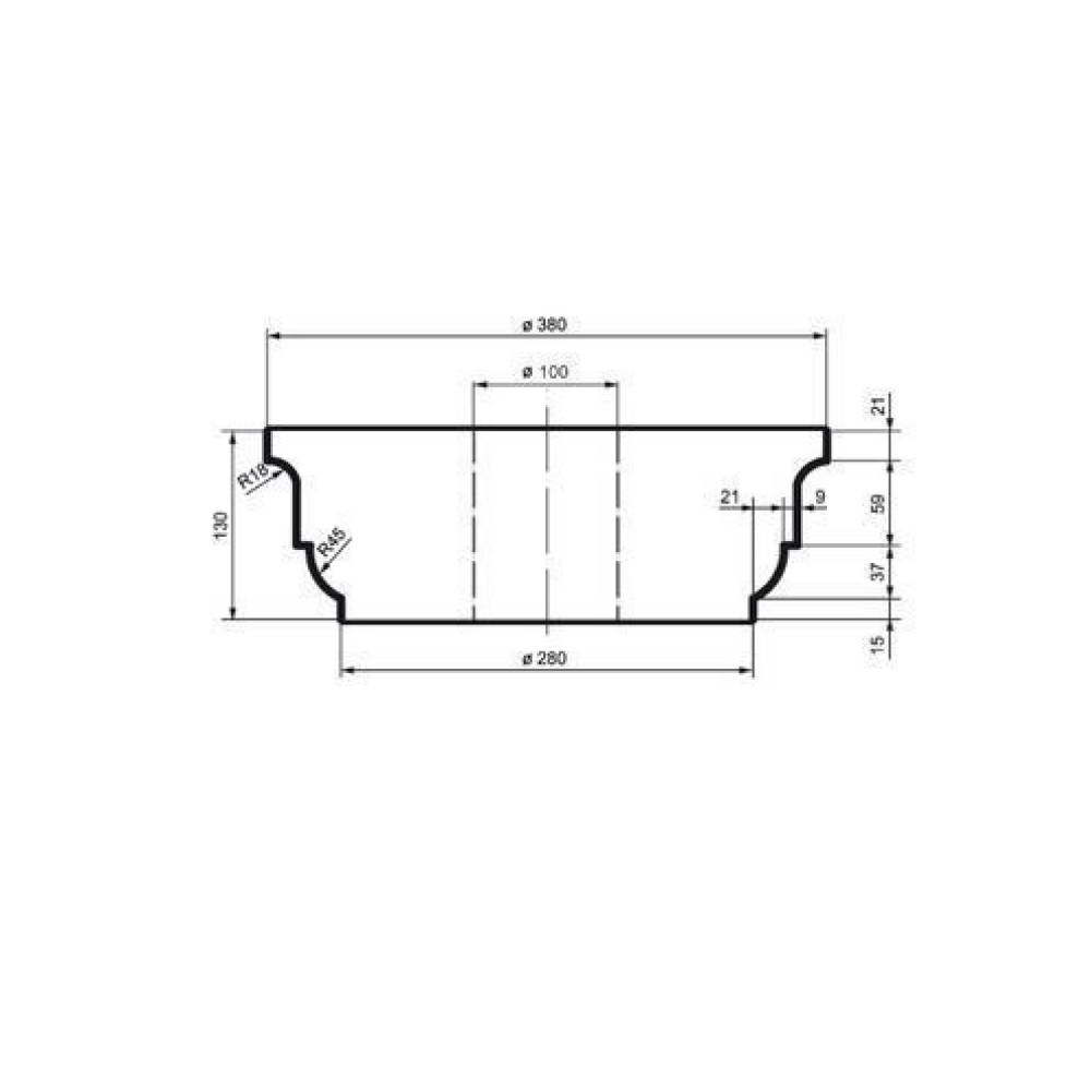 Капітель колони фасадної полістиролової Prestige Decor LC 101-1