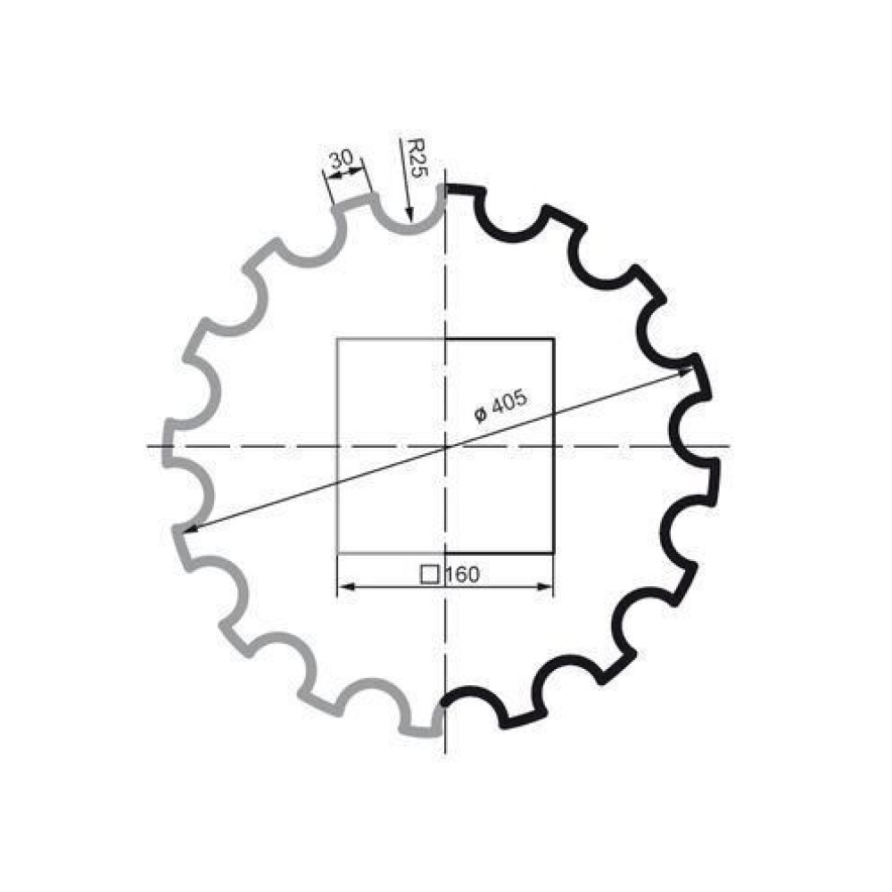 Колона фасадна Prestige Decor LC 103-21 Full