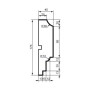 Молдинг фасадный Prestige Decor MC 167
