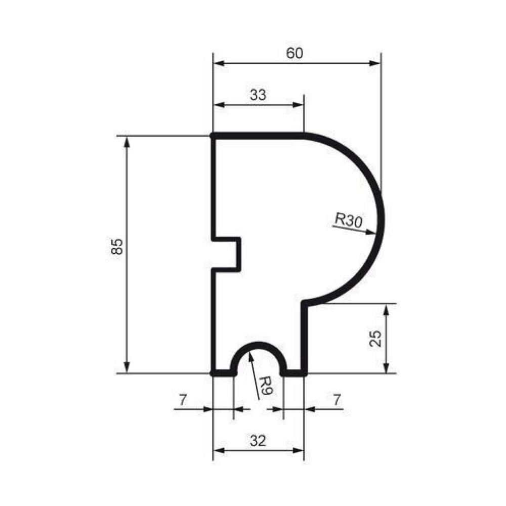 Молдинг фасадный Prestige Decor MC 105