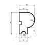 Молдинг фасадный Prestige Decor MC 105