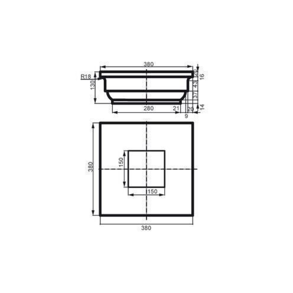 Капитель колонны фасадной полистироловой Prestige Decor LC 113-1
