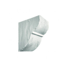 Консоль балки полиуретановая DECOWOOD Рустик EQ 015 classic белая 19х17
