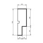 Молдинг фасадный Prestige Decor MC 162