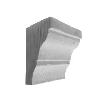 Консоль балки полиуретановая DECOWOOD Модерн ED 035 classic белая 19х13