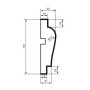Молдинг фасадный Prestige Decor MC 112