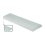 Панель полиуретановая DECOWOOD Модерн ET 405 (2м) classic белая 19х3,5