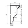 Карниз фасадный Prestige Decor KC 107
