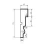 Молдинг фасадный Prestige Decor MC 134