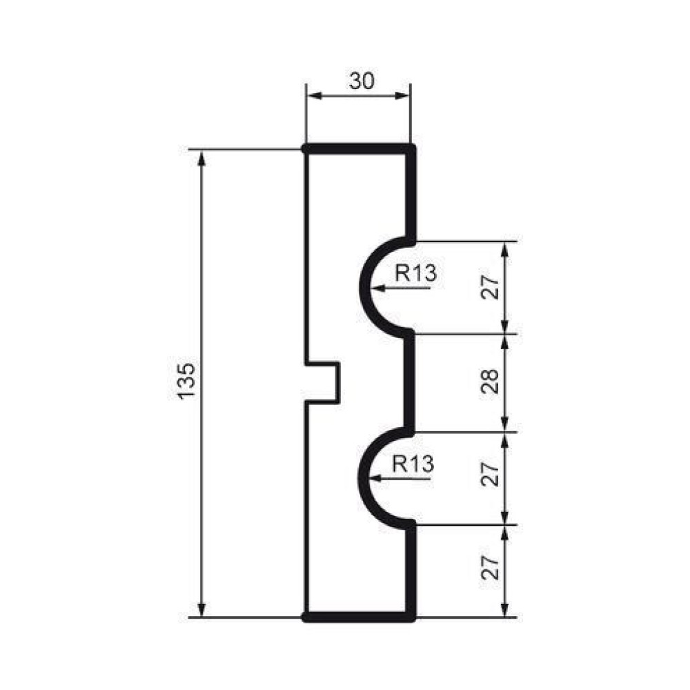 Молдинг фасадний Prestige Decor MC 118