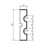 Молдинг фасадний Prestige Decor MC 118