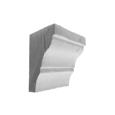 Консоль балки полиуретановая DECOWOOD Рустик EQ 035 classic белая 19х13