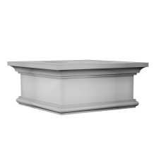 Капитель колонны фасадной полистироловой Prestige Decor LC 118-1