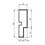 Молдинг фасадний Prestige Decor MC 150