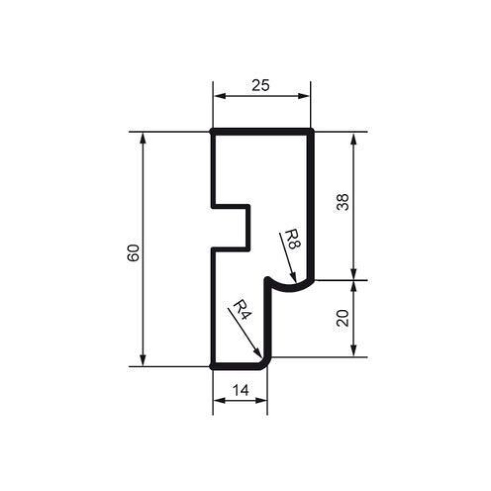 Молдинг фасадний Prestige Decor MC 101