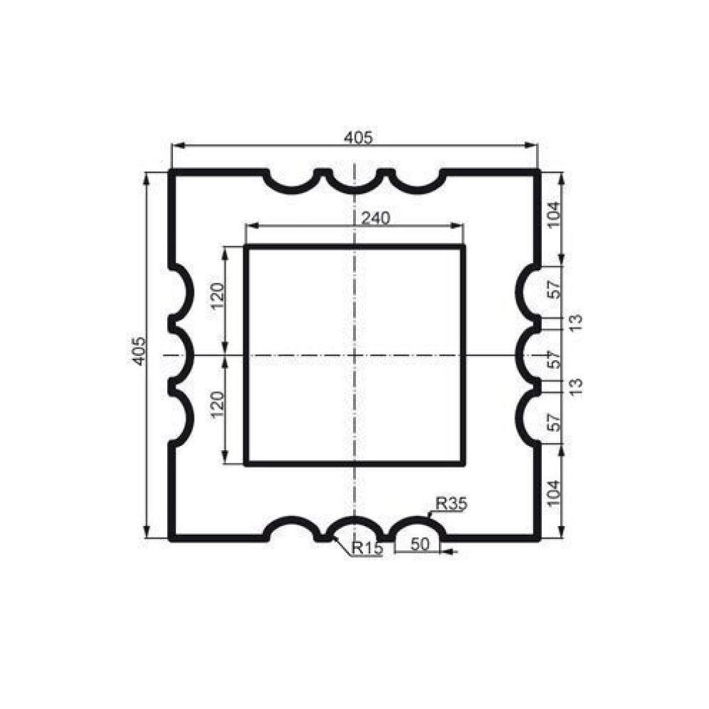 Колона фасадна Prestige Decor LC 112-21 Full