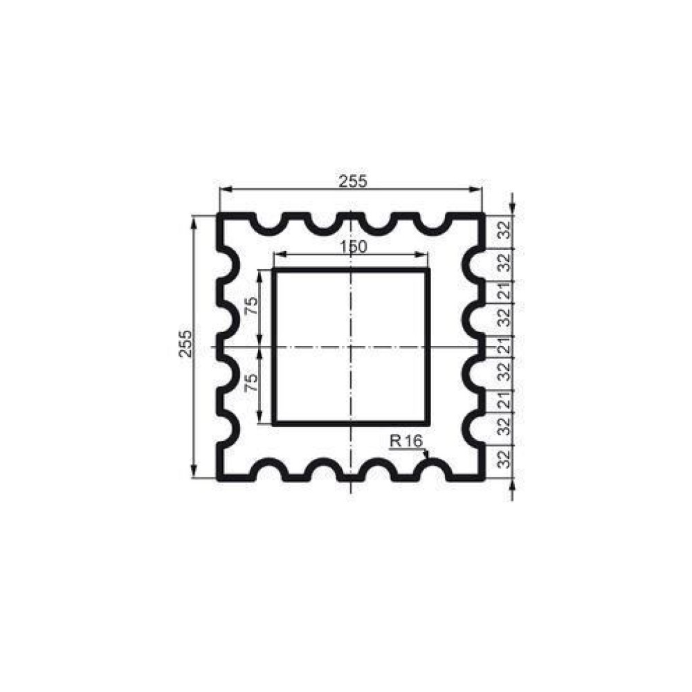 Колона фасадна Prestige Decor LC 107-21 Full