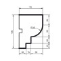 Молдинг фасадный Prestige Decor MC 152