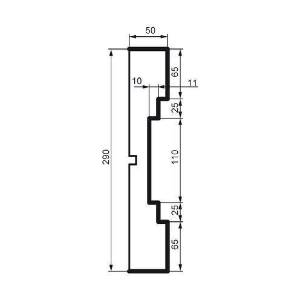 Молдинг фасадный Prestige Decor MC 170