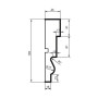 Молдинг фасадный Prestige Decor MC 137