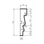 Молдинг фасадный Prestige Decor MC 119