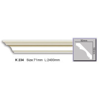 Карниз гладкий полиуретановый Harmony K 234