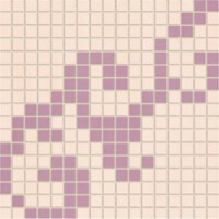 Emil ceramica VENISE MOSAICO DAM. ANTIQUE/AUBERGINE C31257 (1шт. из компл.2шт.)