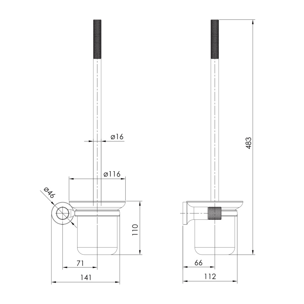 Ершик для унитаза IMPRESE BRENTA ZMK091908260