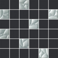 Paradyz ESTEN SILVER/GRAFIT MOZAIKA CIĘTA K.4,8X4,8 29,8X29,8 G1