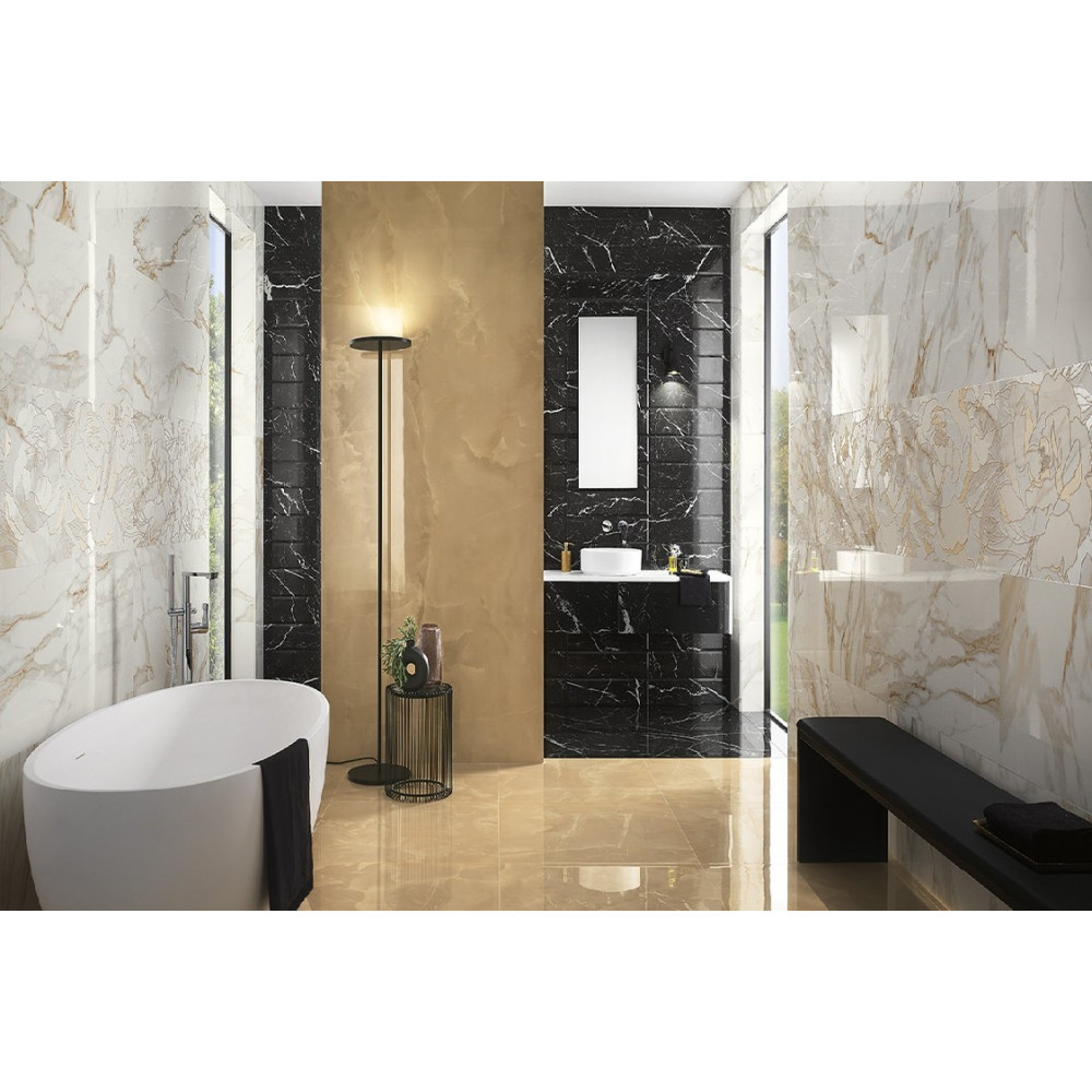 FAP ROMA GOLD NERO ELEGANTE BRILLANTE RT 80х80 (плитка для підлоги і стін) fPZD