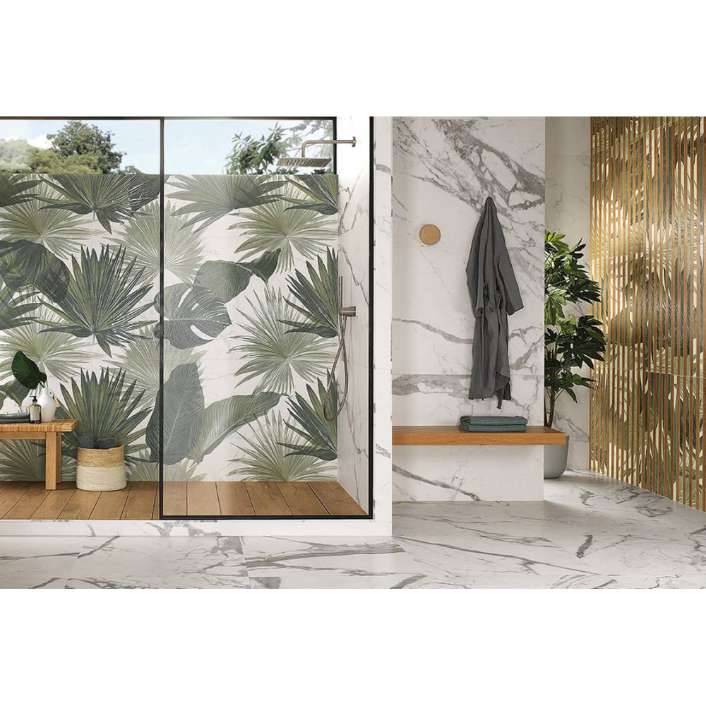 FAP ROMA STONE CARRARA SUPERIORE SATIN RT 80х80 fQV0 (плитка для підлоги і стін)