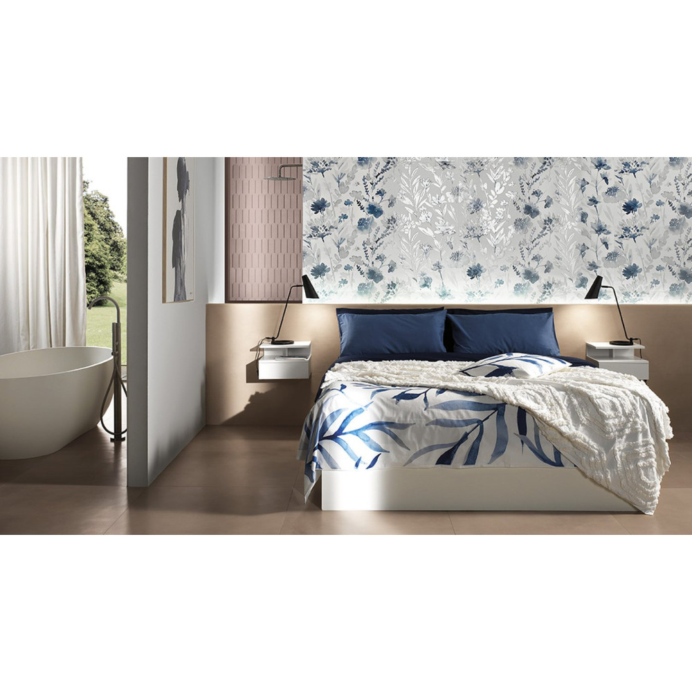 FAP MILANO MOOD FLOWER BLU RT 50х120 декор fQDC (плитка настінна)