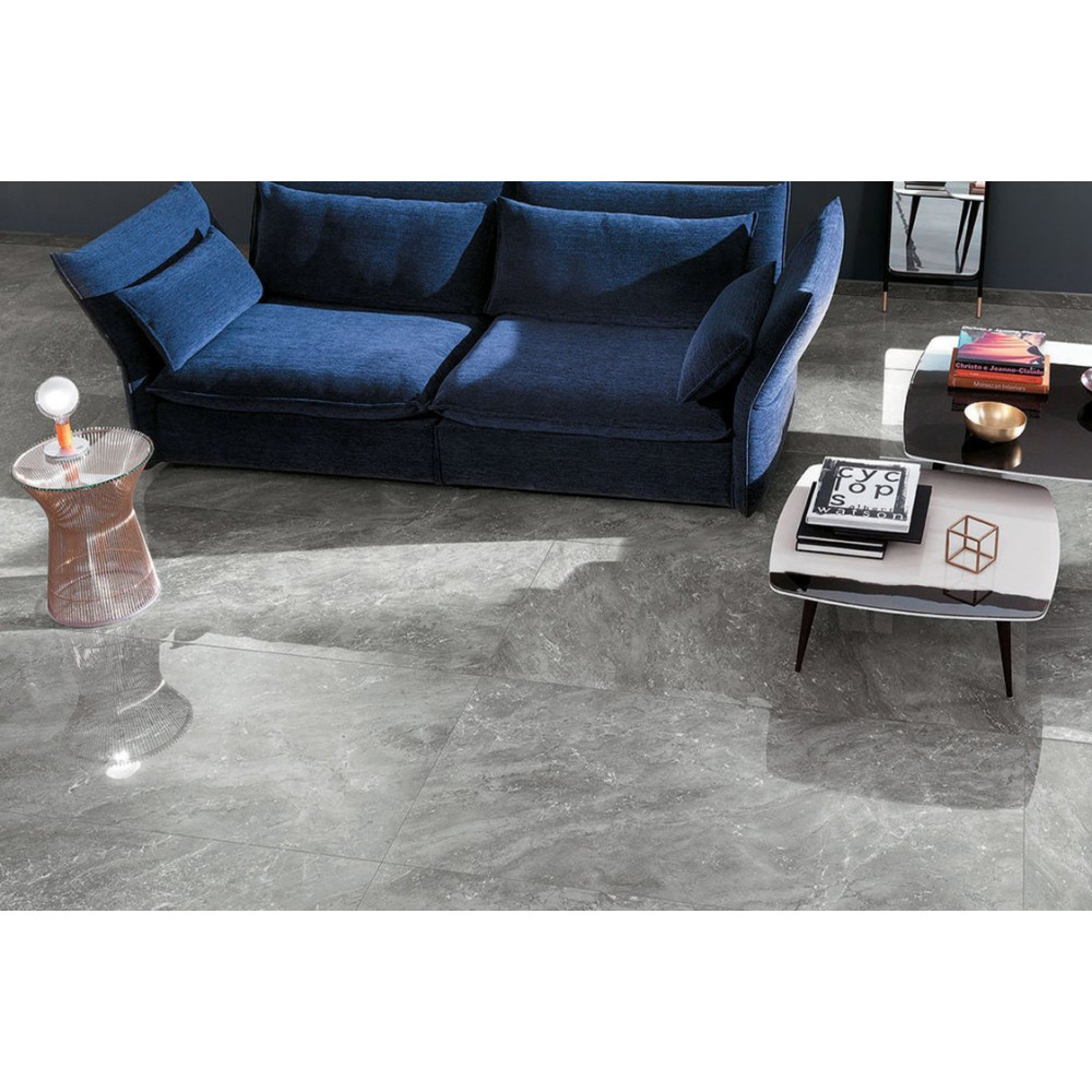 FAP ROMA DIAMOND GRIGIO SUP BRILLANTE RET 120х278 fOEQ (плитка для підлоги і стін)