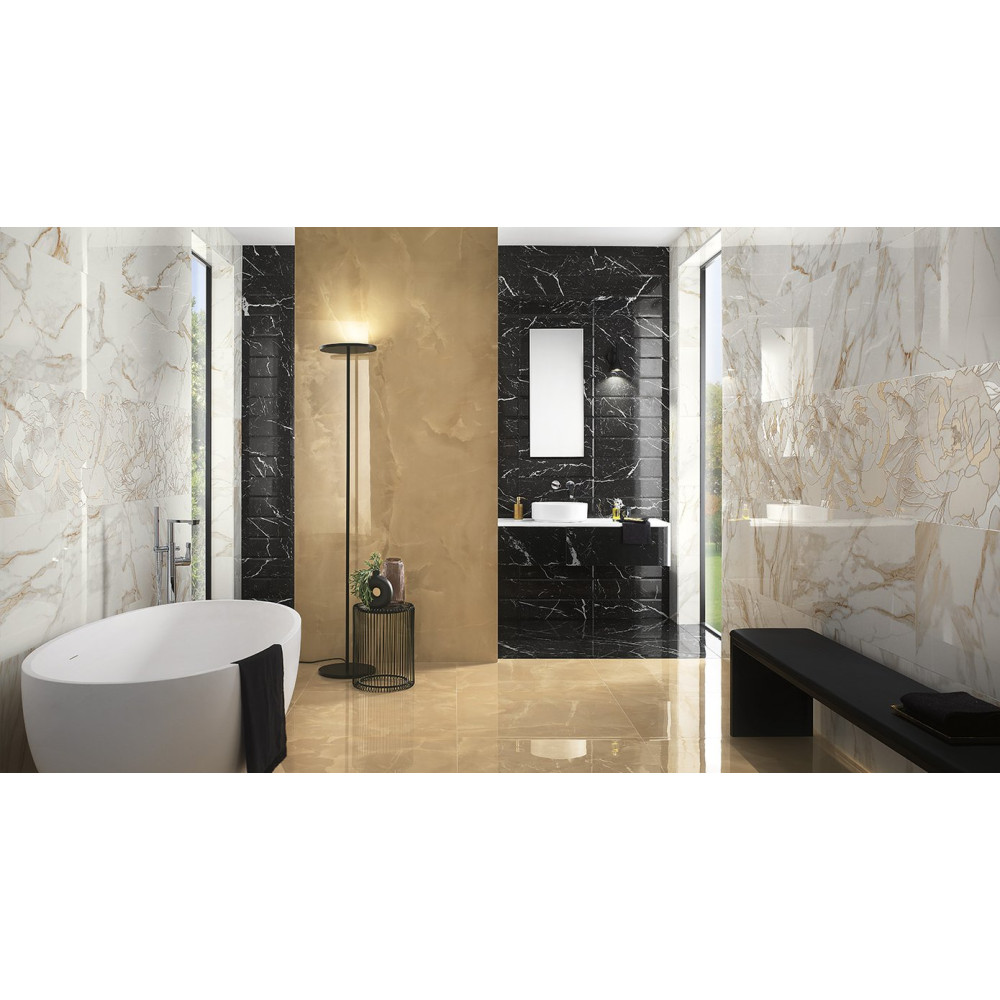 FAP ROMA GOLD ROSE CALACATTA ORO INSERTO MIX 2 RT 100х120 декор-панно (плитка настінна) fQNB