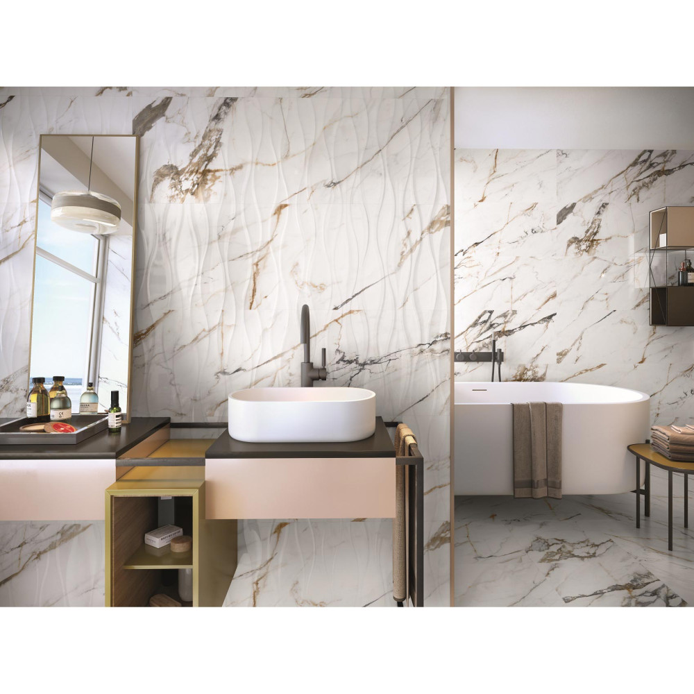 Porcelanite Dos RECTIFICADO PULIDO 1840 CALACATTA GOLD